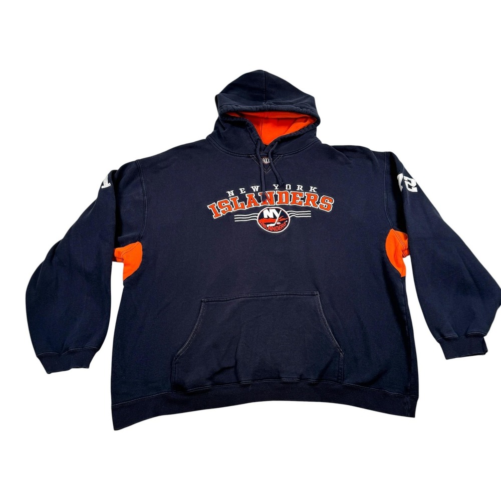 New York Islanders Hoodie Mens XL Blue NY NHL Hockey Old Time Hockey Pullover